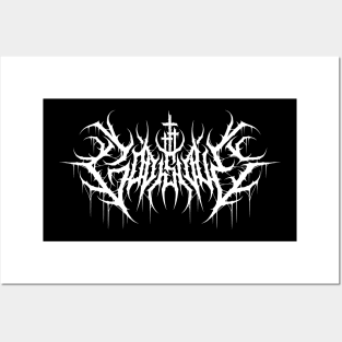 God is Love death metal design Posters and Art